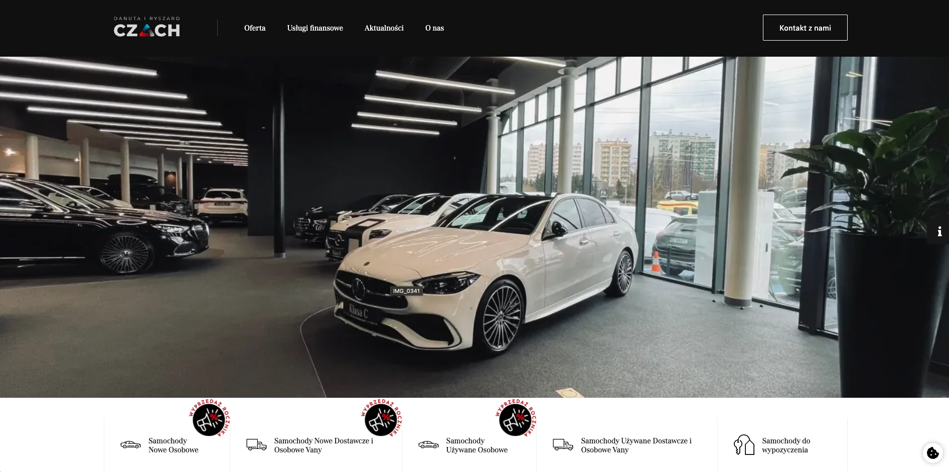 Strona główna dealera Mercedes-Benz Czach Auto